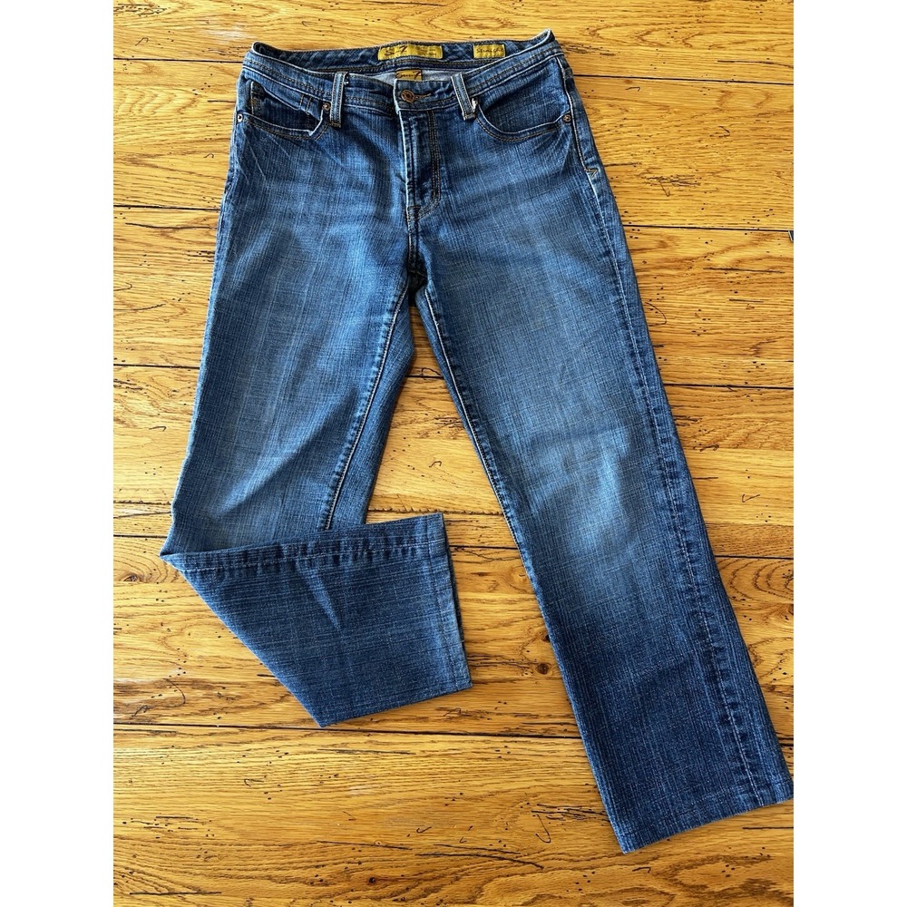 VTG Y2K Seven7 Premium Denim Straight Leg Jeans Women's Size 4 Blue Medium Wash